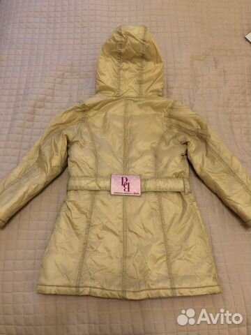 Пальто весеннее на 6-7 лет Benetton, куртка стёган Пальто весеннее на 6-7 лет Benetton, куртка стёган