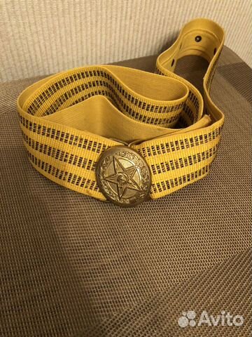 Ремень парадный офицерский. новый