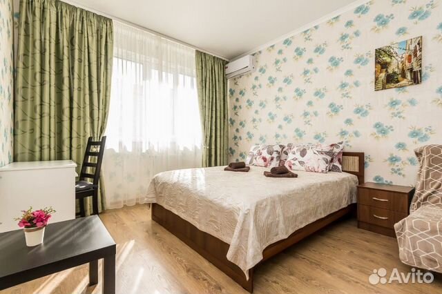 

1-к. квартира, 40 м², 2 кровати