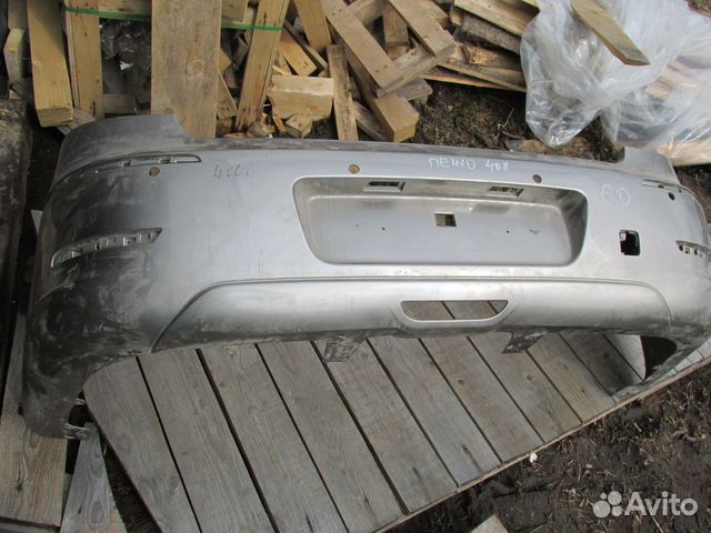 Задний бампер Peugeot 408 с 2012