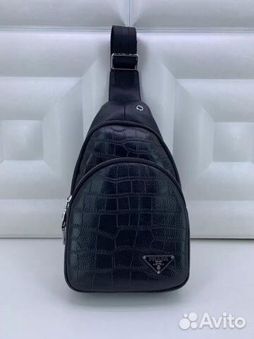 Сумка Prada sling Прада через плечо черная