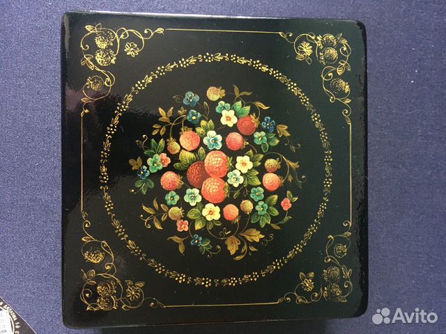 Шкатулка Ягоды Земляника (Мстера)