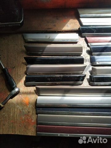 Бмв е39 молдинги с хромом снизу Exclusive Edition