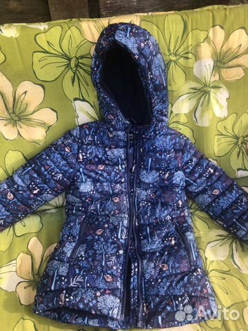 Куртка зимняя утеплённая рост 122