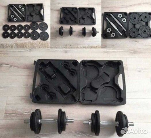 Набор гантелей для силовых тренировок 20 кг