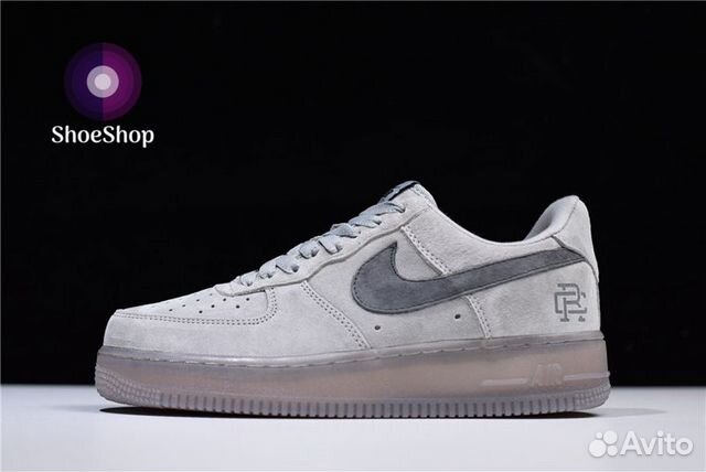 Nike Air Force 1 Low Grey Suede купить 