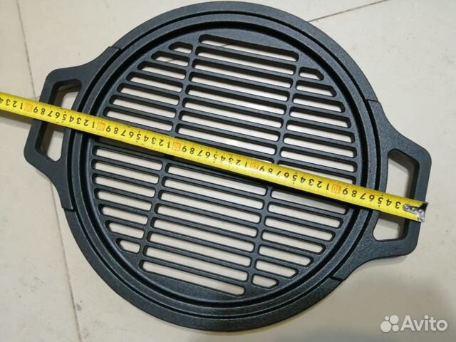 Решетка везувий гриль чугунная d380