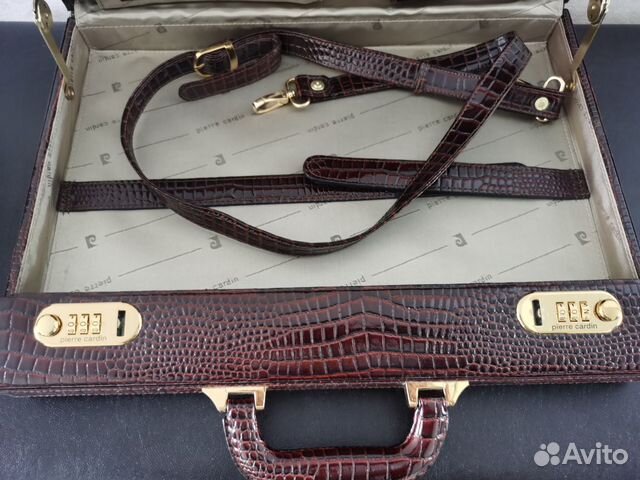 Новый кожаный портфель Pierre Cardin Новый кожаный портфель Pierre Cardin