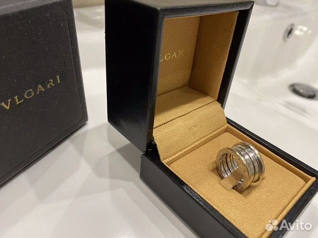 Кольцо Bvlgari 4 полосы(14,5-15) Оригинал,Италия