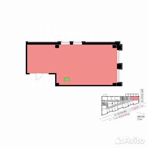 Сдам помещение свободного назначения, 129.3 м²