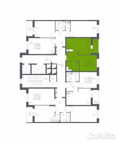 1-к квартира, 31.7 м², 8/12 эт. 1-к квартира, 31.7 м², 8/12 эт.