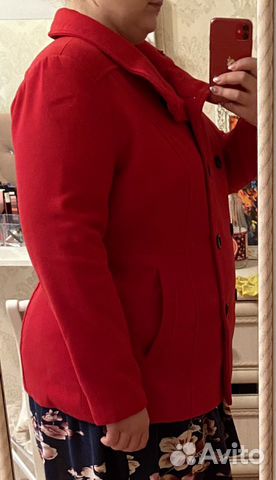 Красивое и тёплое полу пальто бонприкс