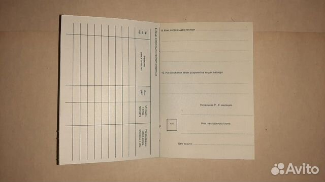 Копия паспорт СССР обр.1936 коленкор Копия паспорт СССР обр.1936 коленкор