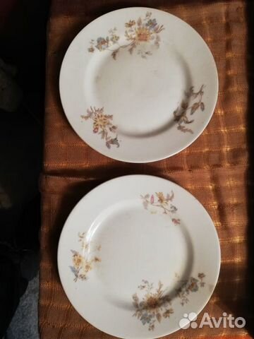 2 Фарфоровые тарелки Кузнецов