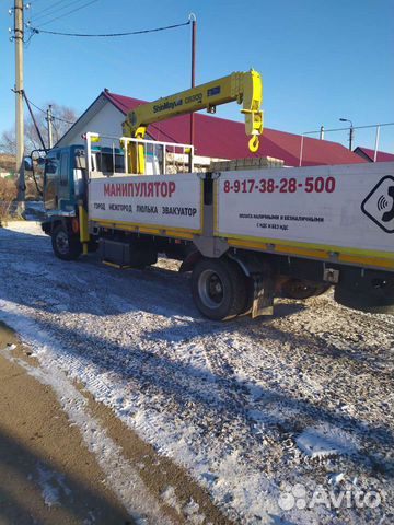 Грузоперевозки манипулятор