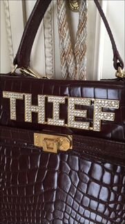 Сумка дизайнерская, натуральная кожа