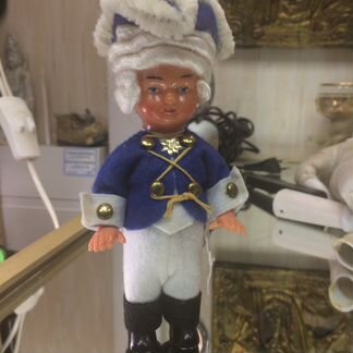 Кукла солдат антикварная пластик немецкая