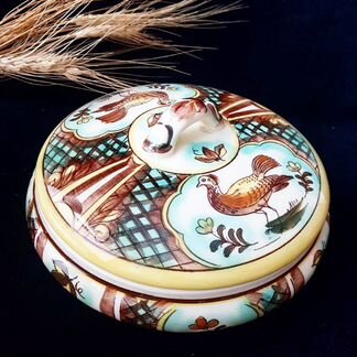 Шкатулка блинница птицы конаково