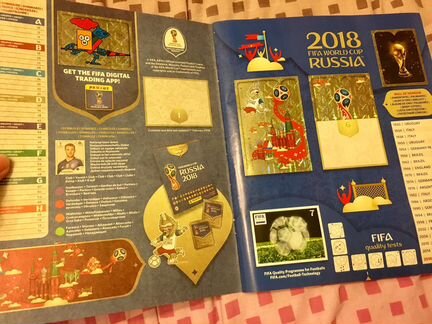 Альбом Panini fifa 2018 с наклейками