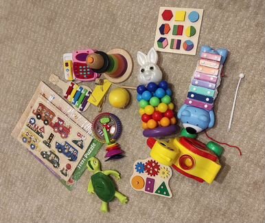 Пакет игрушек для малыша до 1,5-2 лет