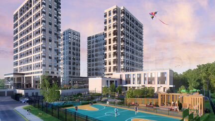 1-к квартира, 39.4 м², 12/22 эт.