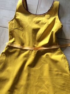 Платье жёлтое 44-46 новое. Zara