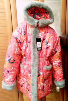 Куртка новая зимняя для девочки 12-13 лет