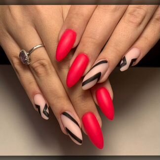 Наращивания ногтей, маникюр