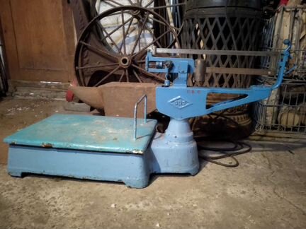 Весы напольные овз 1953г