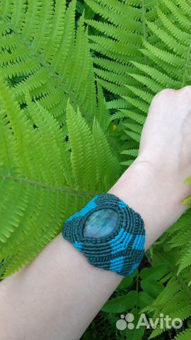 Браслет с лабрадоритом