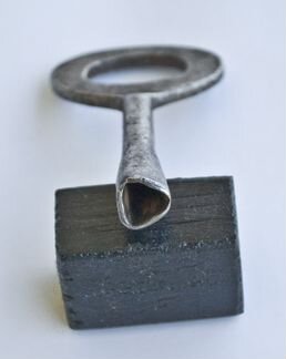 Антикварный тройник 1891 года машиниста паровоза