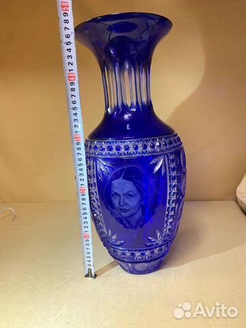 Ваза для цветов хрустальная