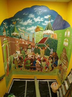 Роспись стен, меловых досок