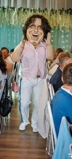 Экспресс поздравление Ростовая кукла стриптизер