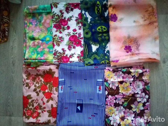 Печать на ткани отрезами, рулонами