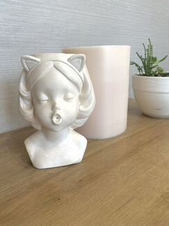 Силиконовая форма «Девочка с пузырем»