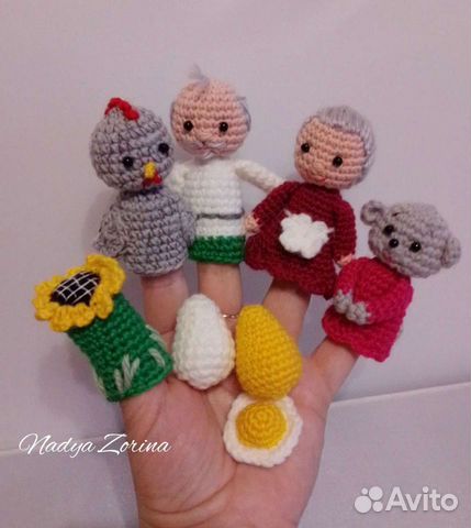 Пальчиковый театр, реквизит для занятий с детьми