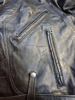 Винтажная кожаная куртка Harley Davidson