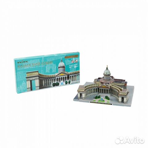 3Д Пазл Казанский собор конструктор детям игры