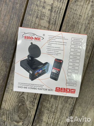 Видеорегистратор радар Sho-Me Combo Raptor WiFi