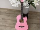 Акустическая гитара 3810 розовый глянец