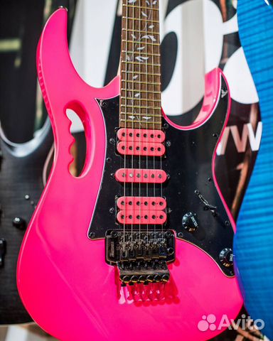 Ibanez jemjrsp-PK Steve Vai Jem Jr. Pink