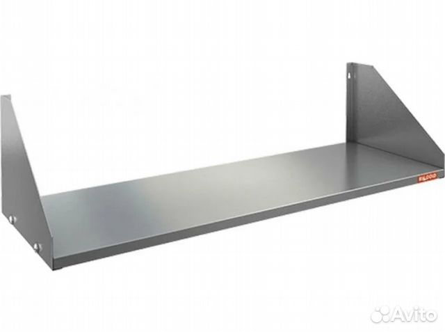 Полка настенная нержавеющая