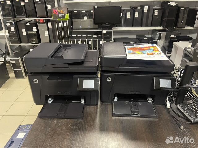 Цветной лазерный мфу HP LJ Pro MFP M177fw с wifi