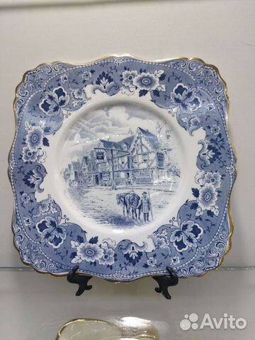 Антикварная тарелка Англия