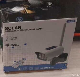Прожектор на солнечной батарее с пультом hs-v79