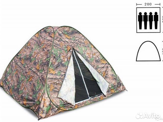 Палатка-автомат новая, на 3-4 человека, сам