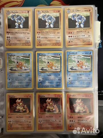 Карточки Pokemon Base Set Shadowless