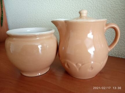 Курамическая посуда для масла и сметаны