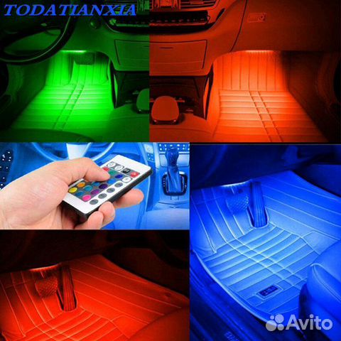 Подсветка салона вашего авто многоцветная